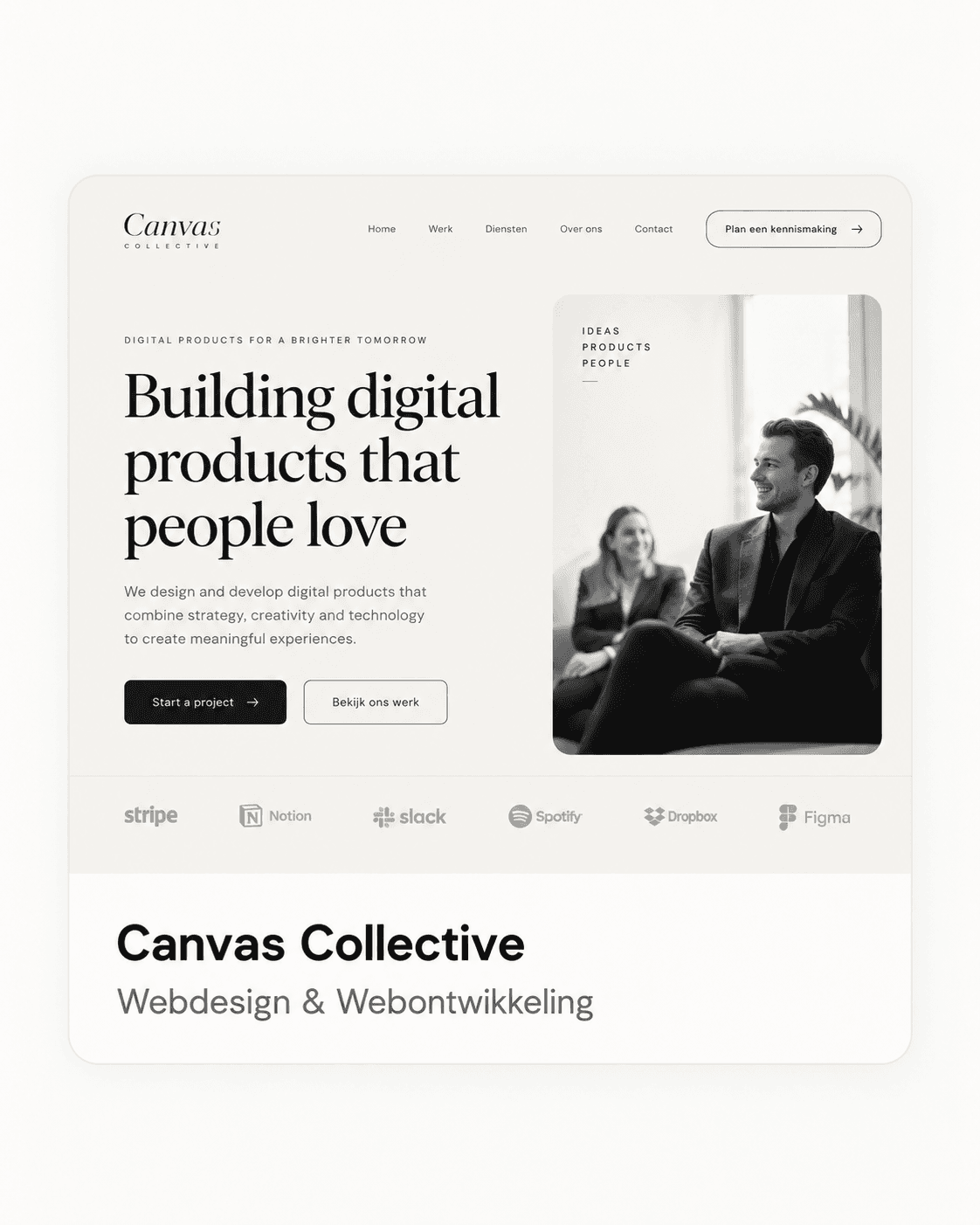 Canvas Collective — Webdesign & Webontwikkeling